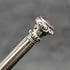 1880 antique sterling silver mechanical pencil extendable 77-100mm with intaglio